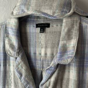 Talbots Flannel Nightgown & Sleep Mask